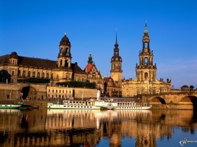 Обои Дрезден: Германия, Дрезден, Города и вода