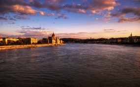 Обои Budapest: Облака, Вода, Город, Небо, Будапешт, Города и вода