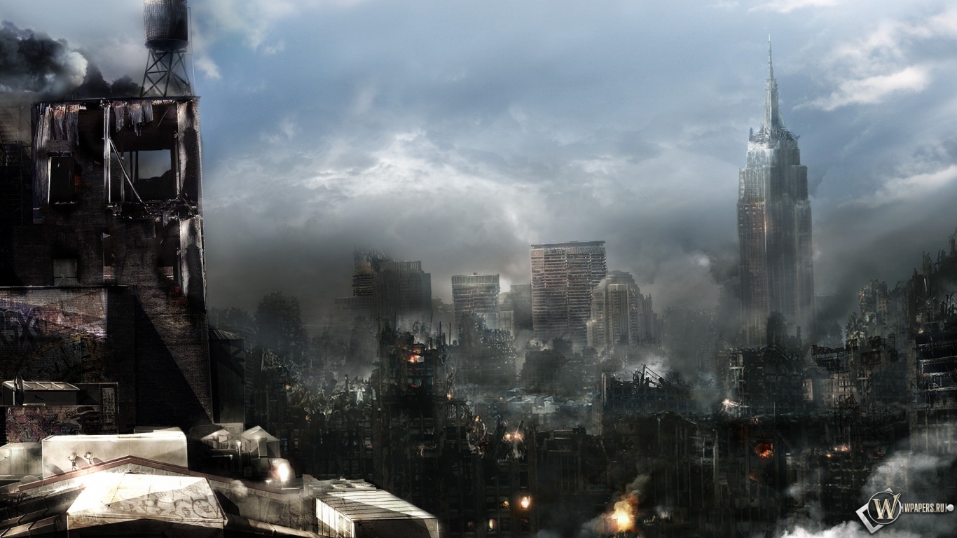 Destroyed cities 1366x768