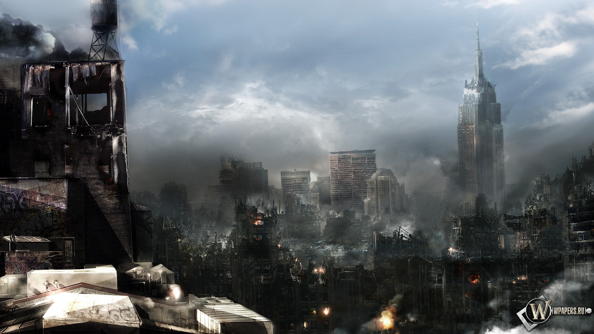 Destroyed cities 1920x1080