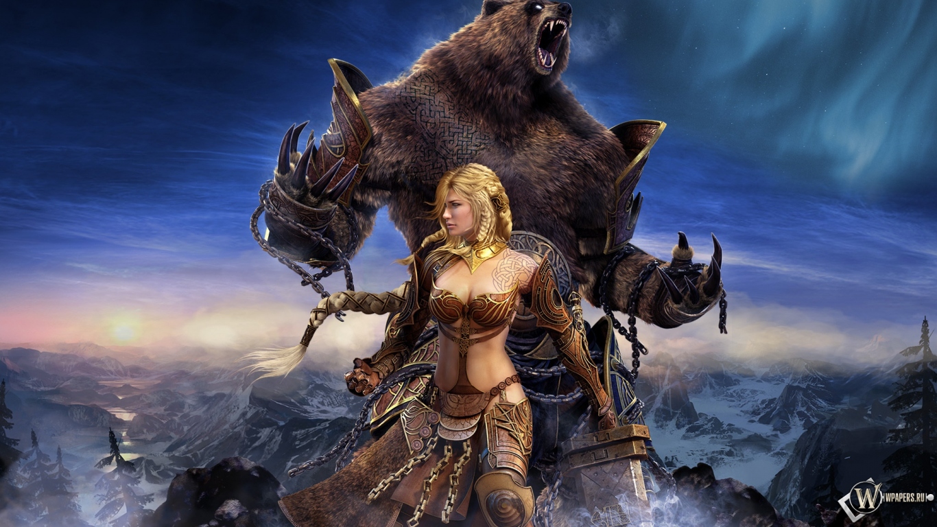 Guild wars - eye of the north 1366x768