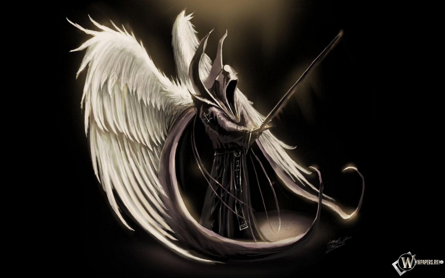 Крылатый ангел 1536x960