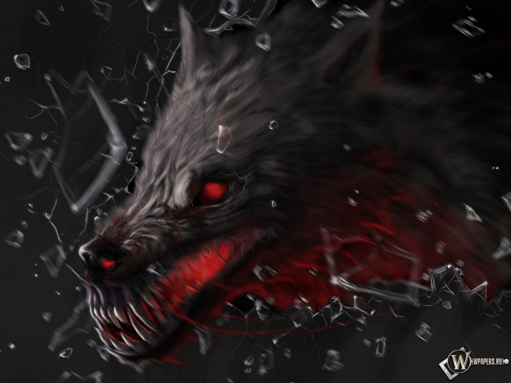 Волк-демон 1024x768