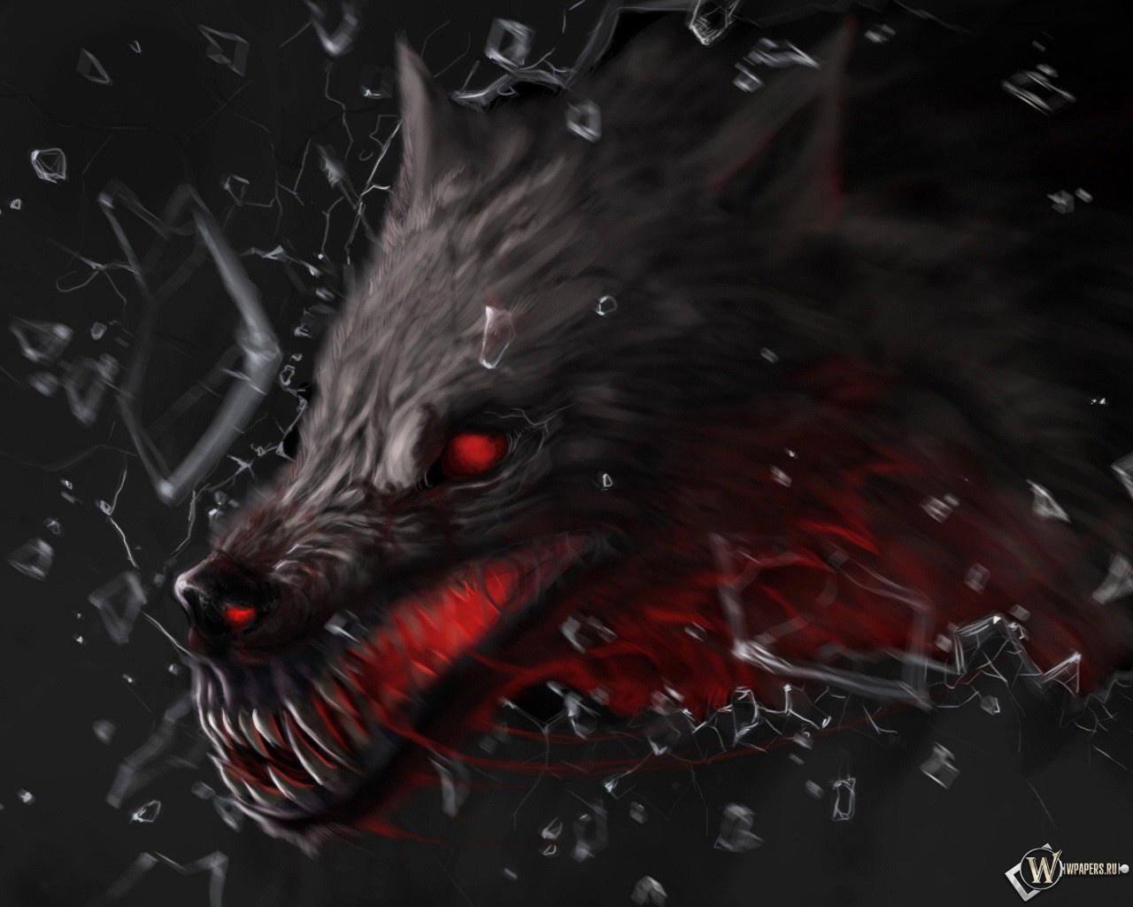 Волк-демон 1280x1024
