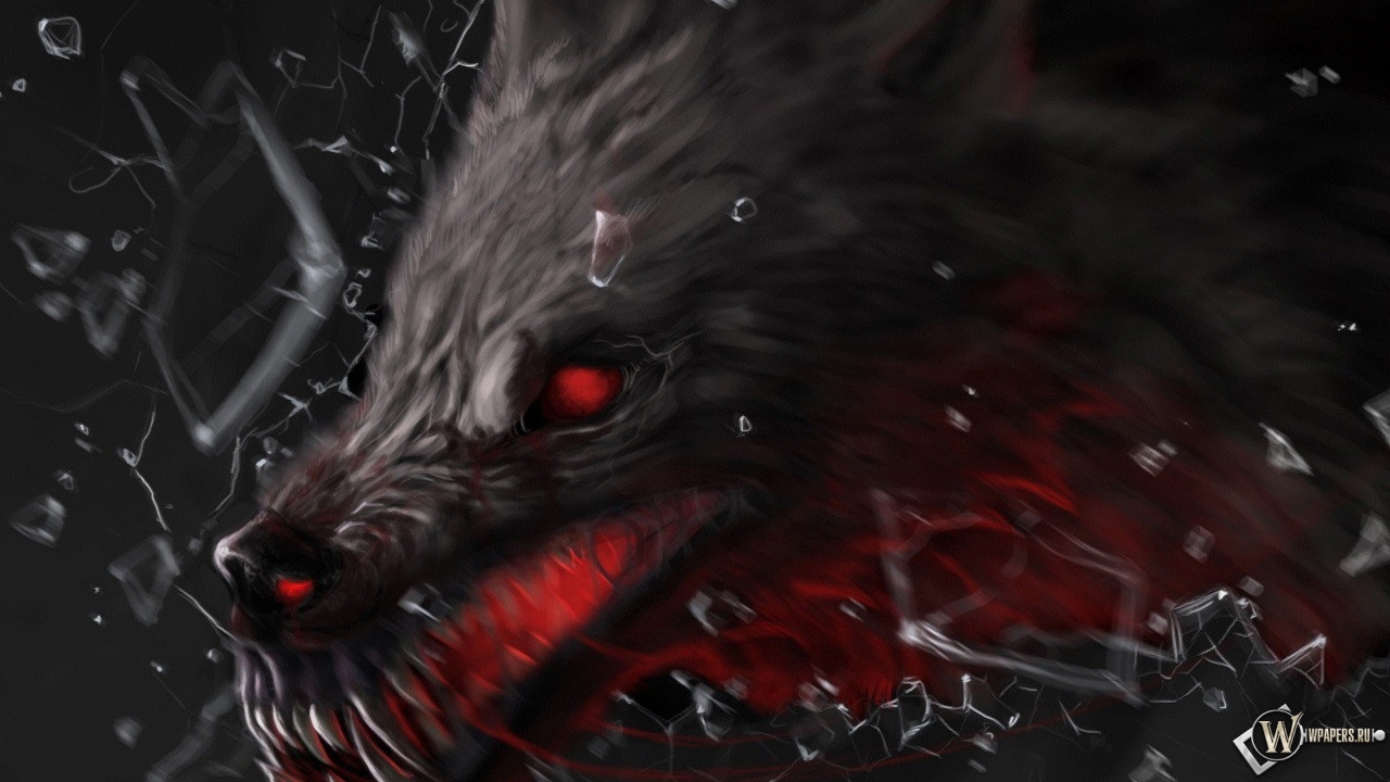 Волк-демон 1280x720