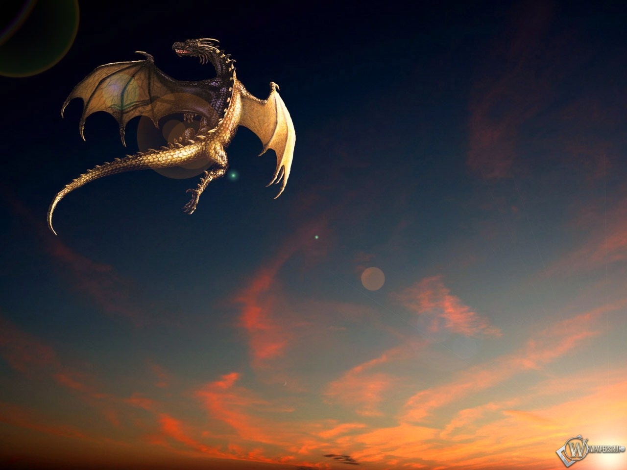 Летящий дракон 1280x960