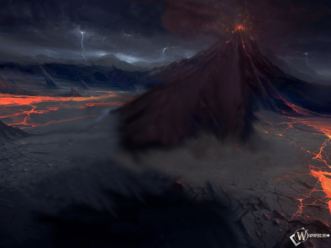 Тёмный вулкан 1152x864