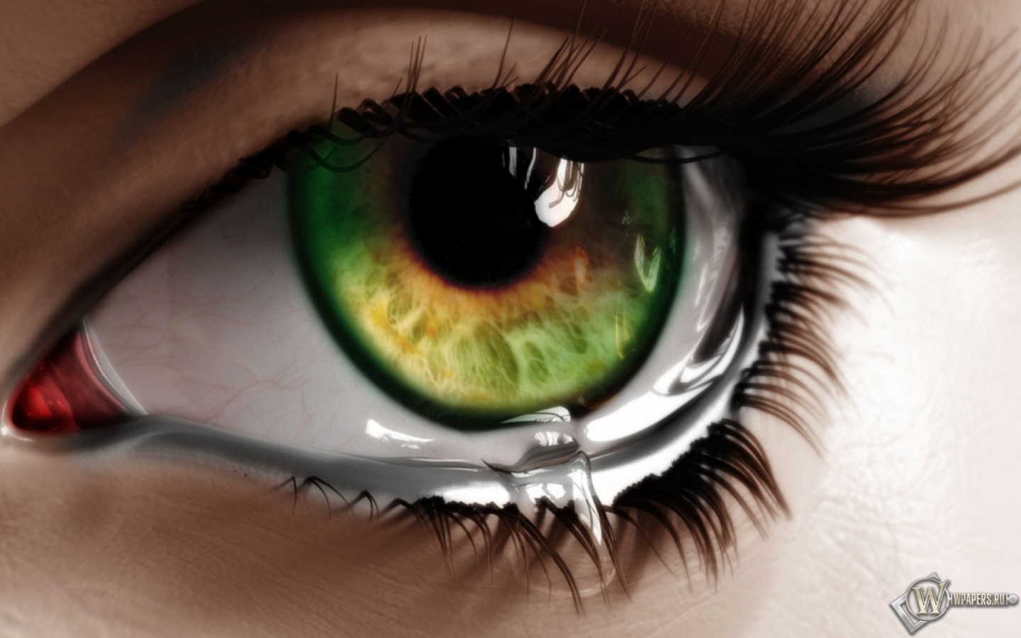 Плачущий глаз 1440x900