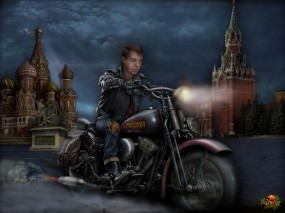 Обои Дима! Еще кружок...: Мотоцикл, Медведев, АриSt@Rх, Фэнтези
