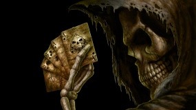 Обои Игра со смертью: Смерть, Игра, Карты, Фэнтези