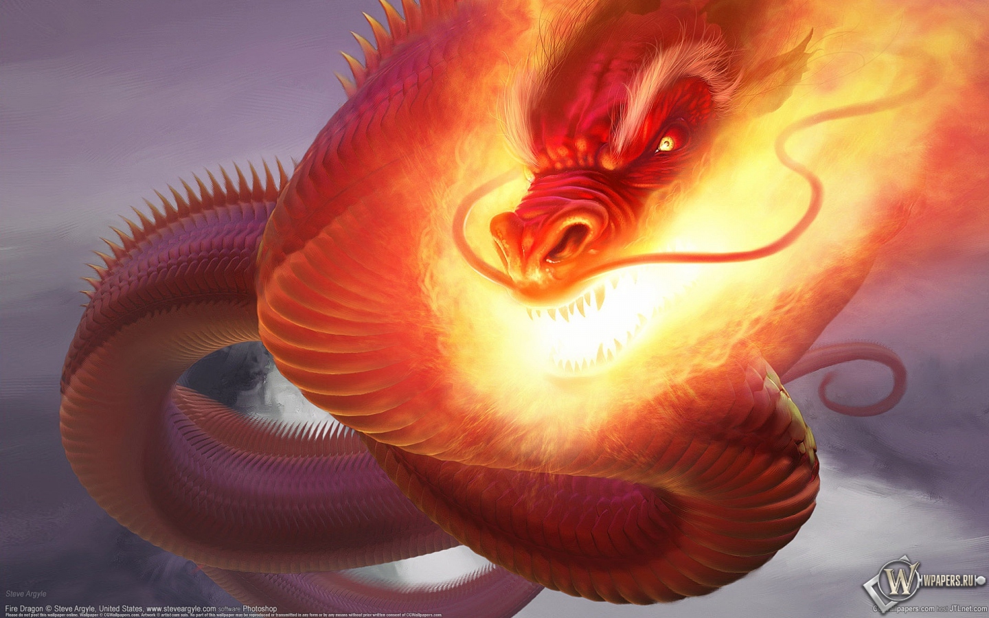 Fire dragon 1440x900
