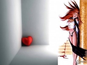Обои 3D Злобная девушка с забытым сердцем: , Фэнтези - Девушки