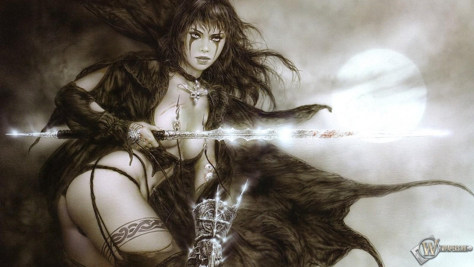 Sword lady 1600x900