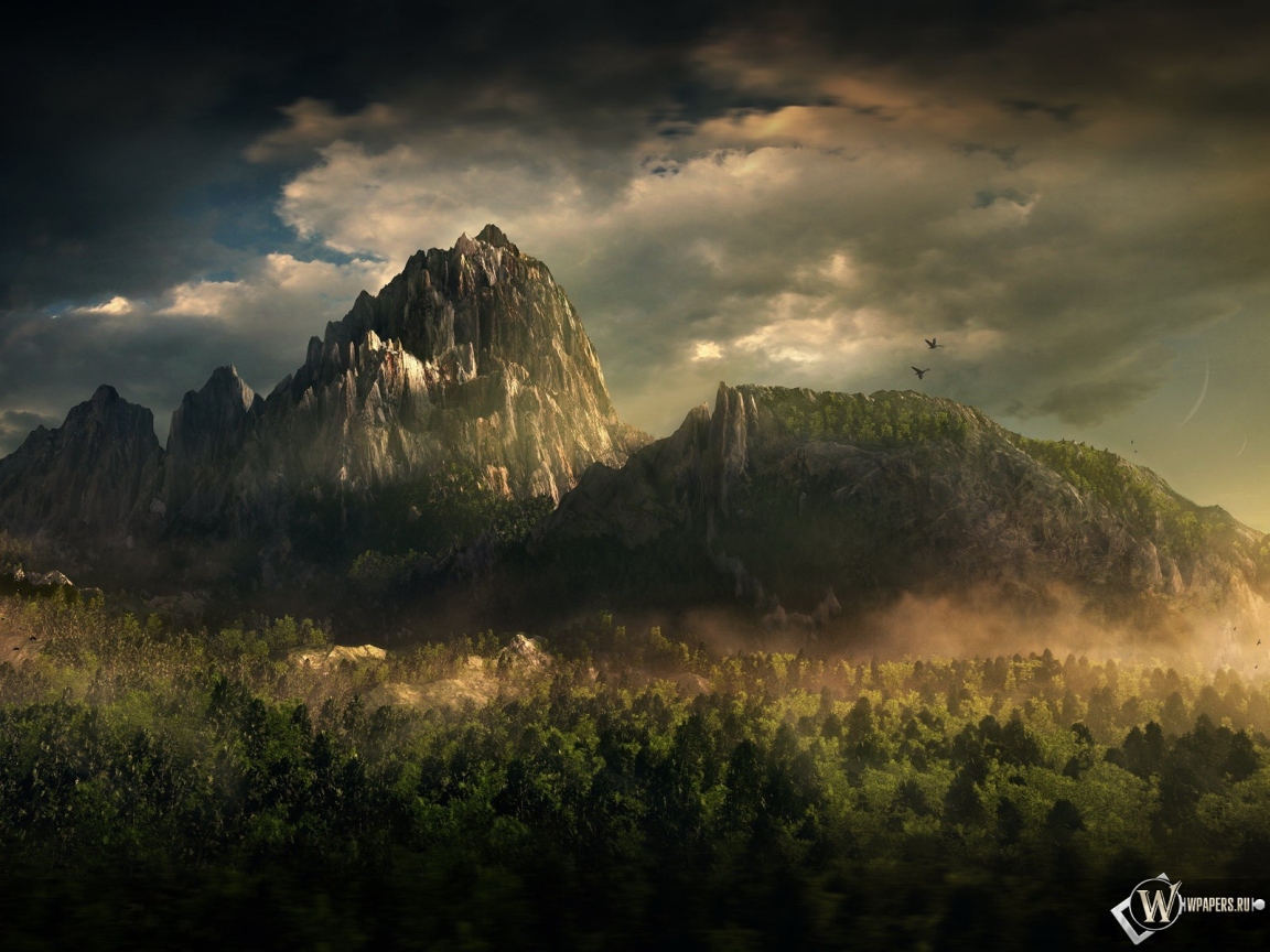 Mountain landscape 1152x864