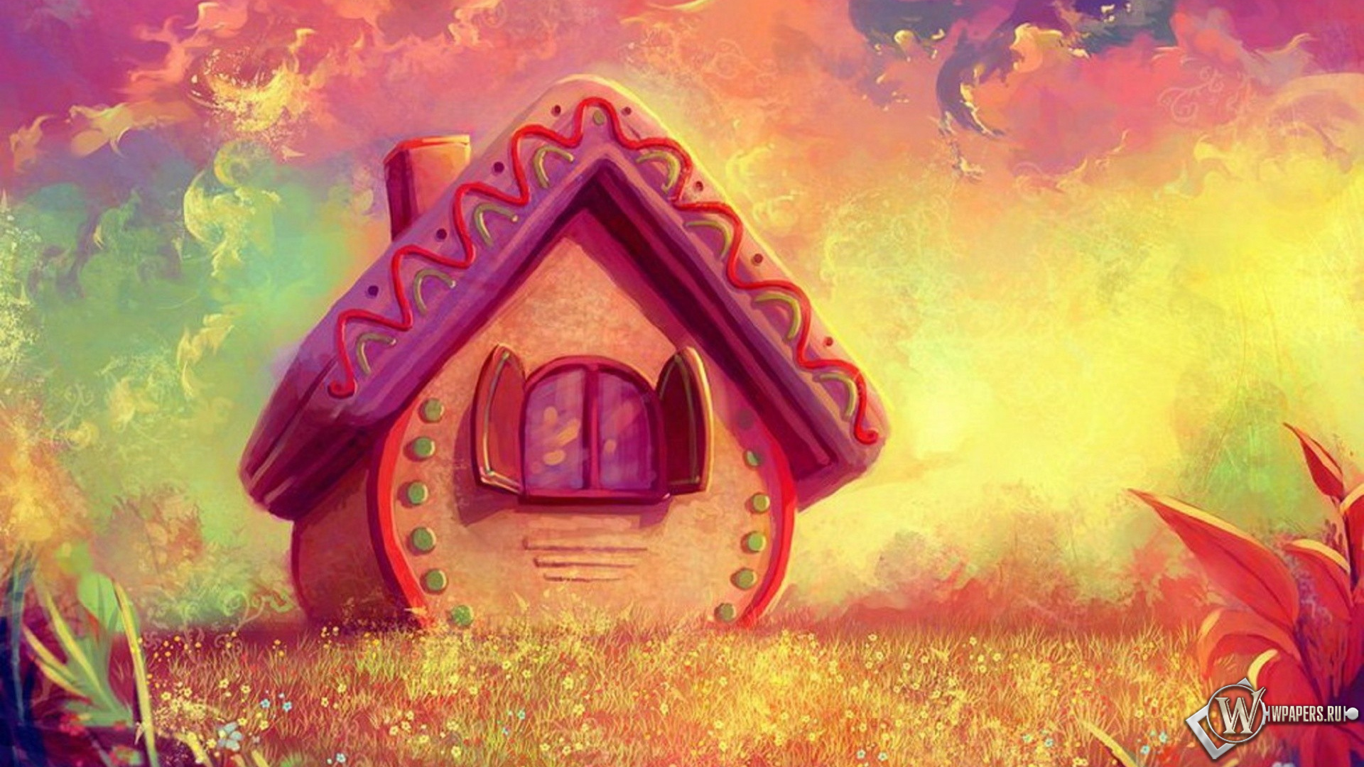 Домик-пряник 1920x1080