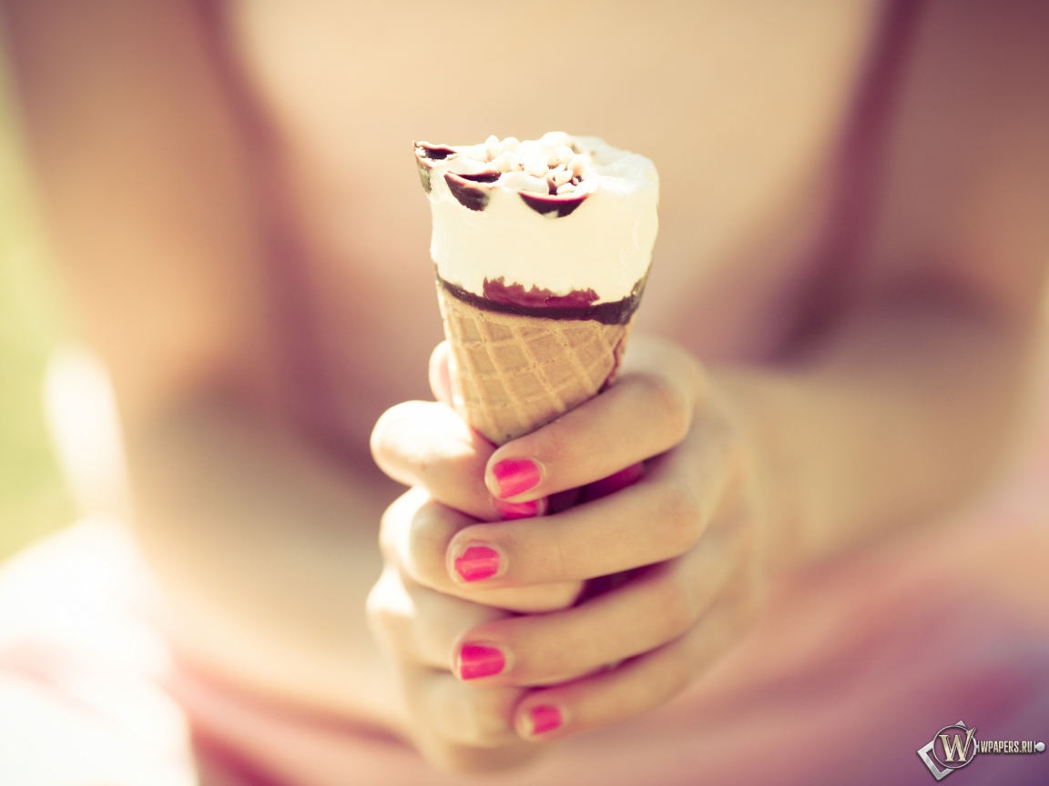 Шоколадное мороженое 1152x864