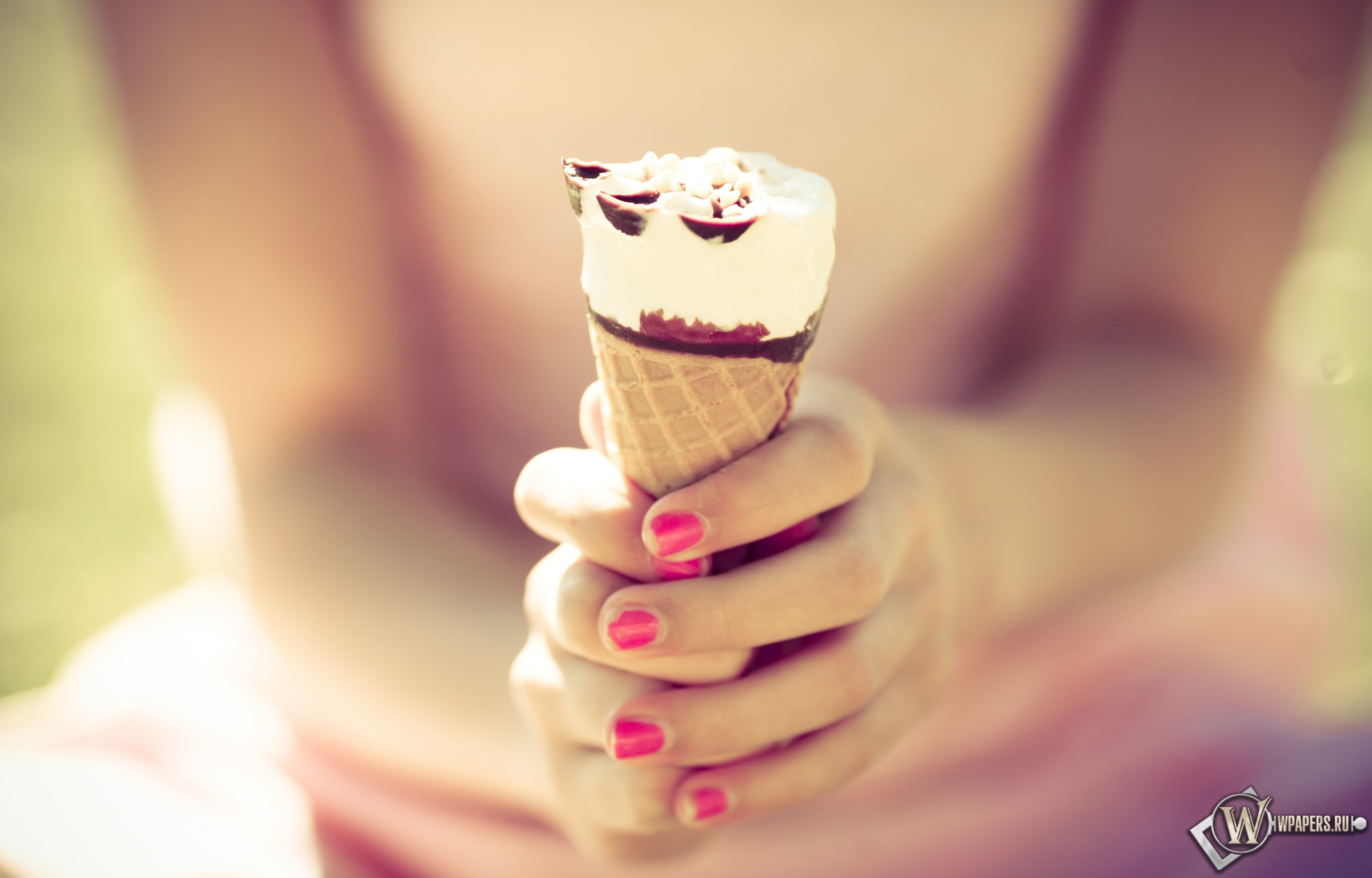 Шоколадное мороженое 3200x2048