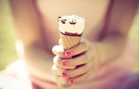 Обои Шоколадное мороженое: Мороженое, Шоколад, Еда