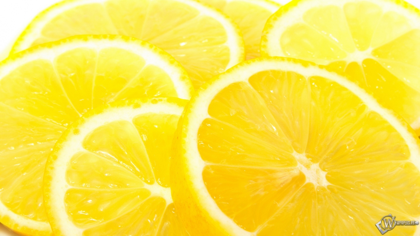 Сочные лимоны 1366x768