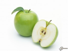 Обои Зеленое яблоко: , Еда