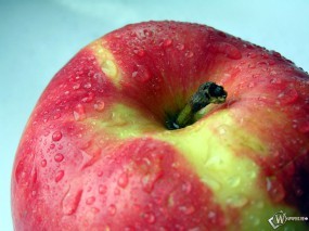 Обои Красное яблоко: , Еда