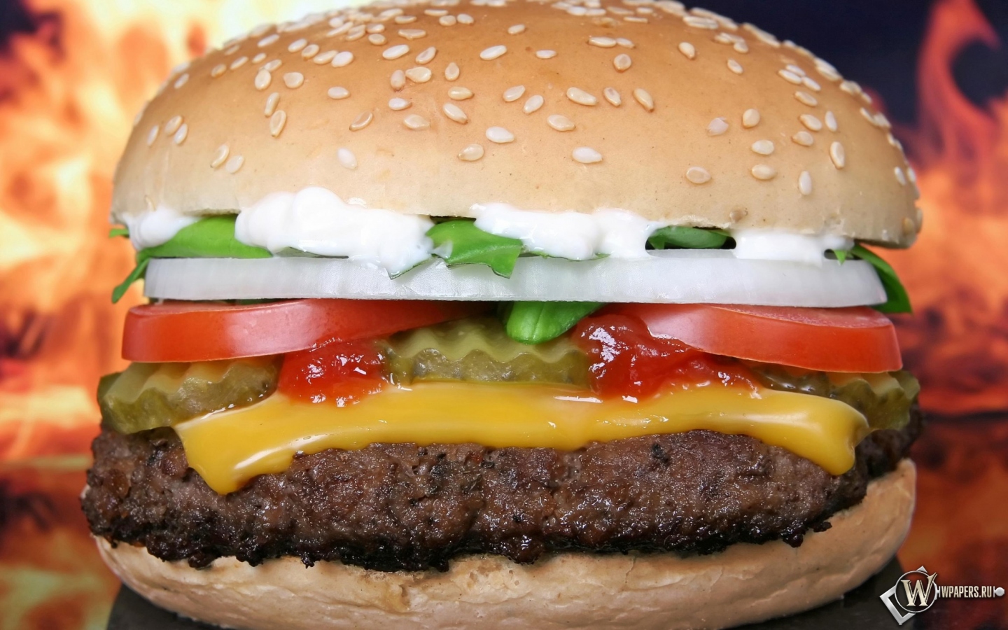 Гамбургер 1440x900