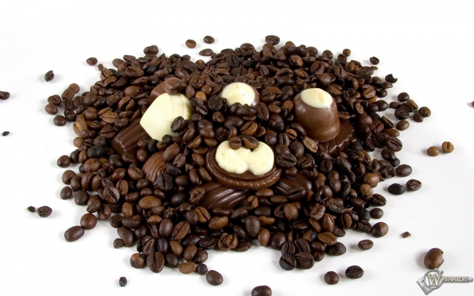 Кофе с шоколадом 1536x960