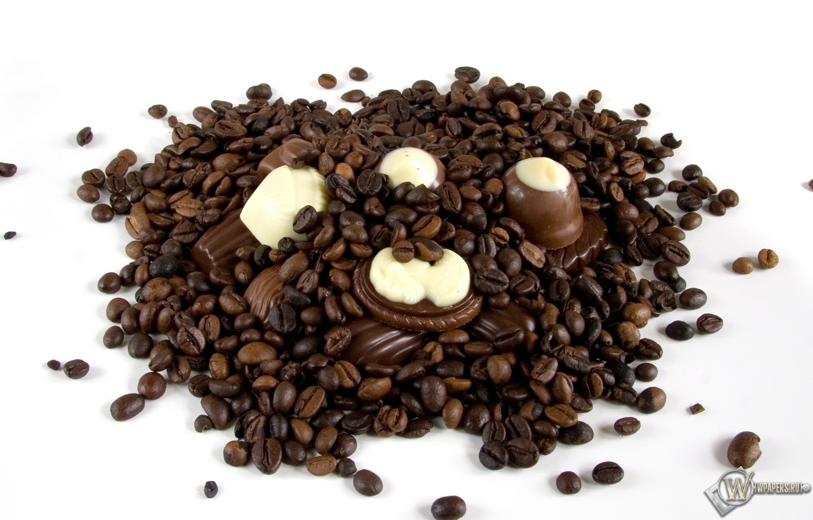 Кофе с шоколадом 1600x1024