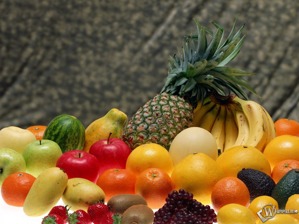 Вкусные фрукты 1024x768