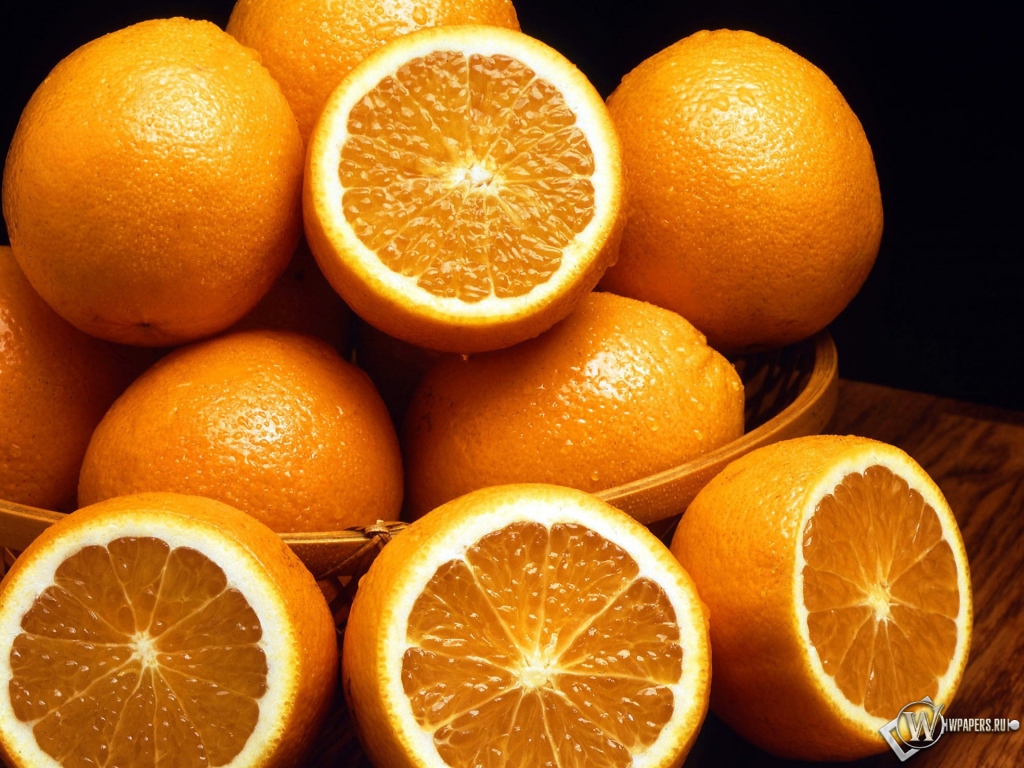Вкусные апельсины 1024x768