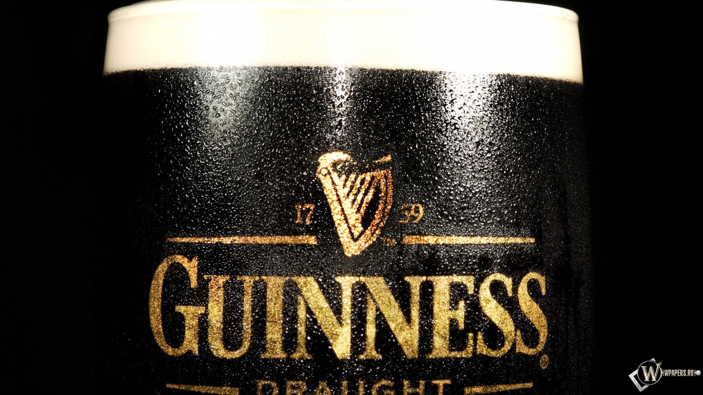 Пиво Guinness 1366x768