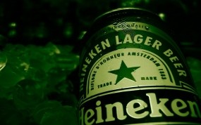 Обои Heineken: Зелёный, Пиво, Heineken, Бутылка, Алкоголь