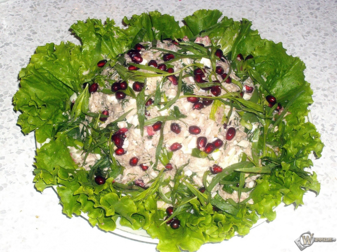 Грузинский салат с курицей 1152x864