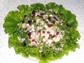 Грузинский салат с курицей