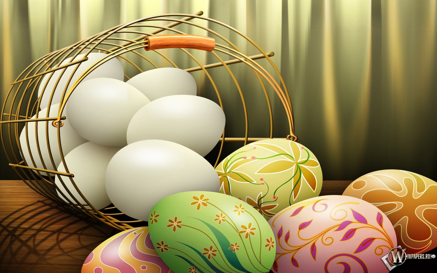 Пасхальные яйца 1440x900