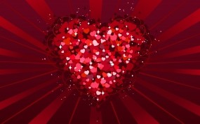 Обои День Святого Валентина: Любовь, Сердце, Красный, Праздники