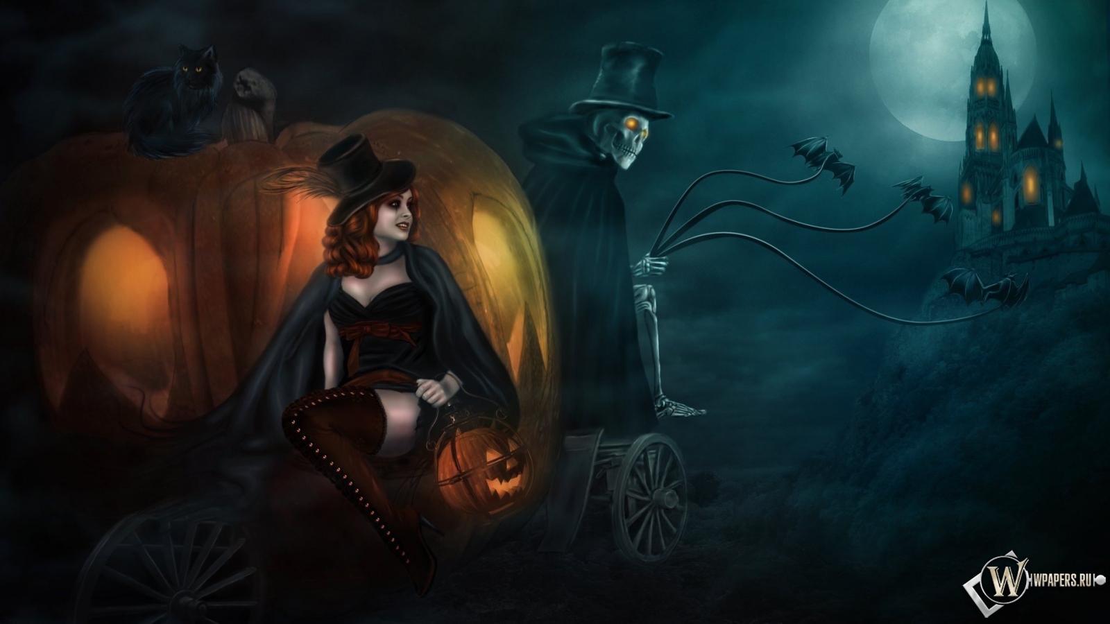 Halloween Cinderella 1600x900