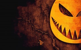 Обои Halloween: Тыква, Halloween, Трещины, Ужастик, Праздники