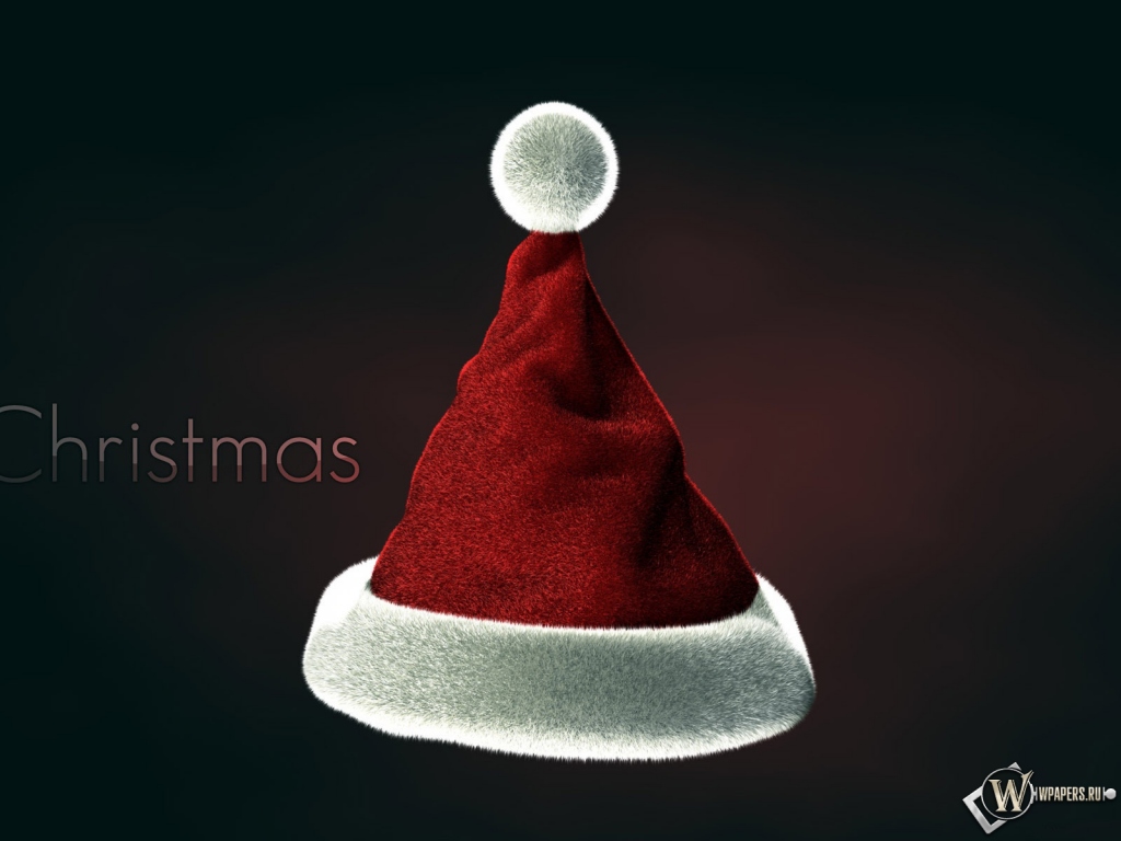 Рождественская шапка 1024x768