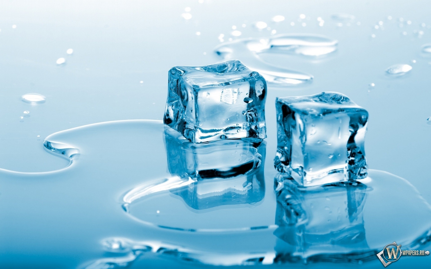 Кубики льда 1680x1050
