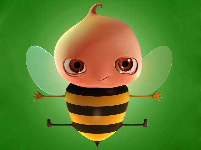 Забавная пчела