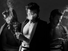 Обои Гаспар Ульель: Дым, Актёр, Сигарета, Мужчина, Мужчины