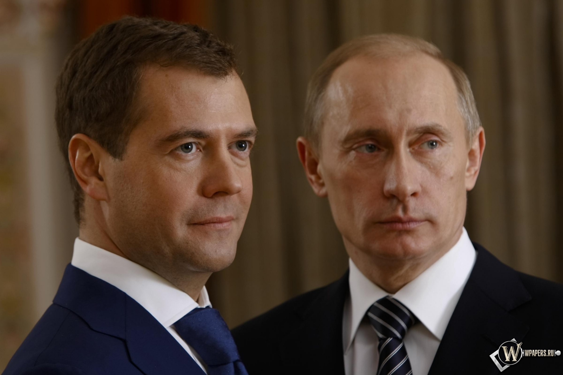 Путин с Медведевым 1920x1280