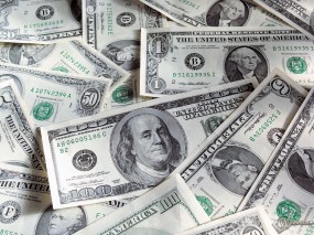 Обои Грязные зеленые бумашки: Вашингтон, Линкольн, Баксы, Деньги