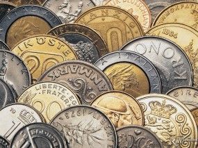 Обои Монеты: Форинты, Лиры, Коллекция, Деньги