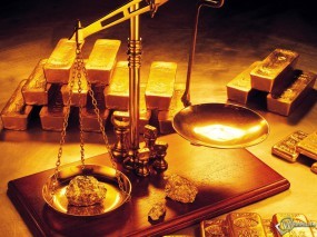 Обои Золото на весах: Весы, Золотая руда, Золото, Драгоценный металл, Деньги