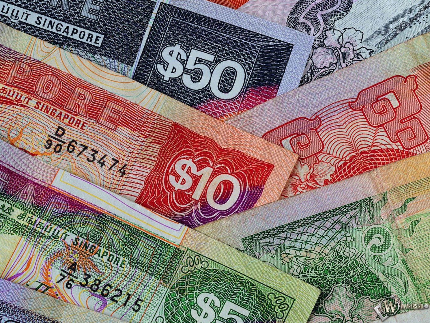 Сингапурские доллары 1400x1050