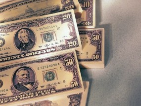 Обои Доллары: Банкноты, Купюры, Доллары, Деньги, Валюта, Деньги