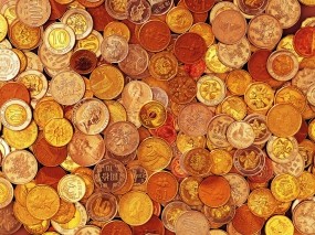 Обои Одни монеты: Металл, Богатство, Деньги, Железо, Монеты, Деньги