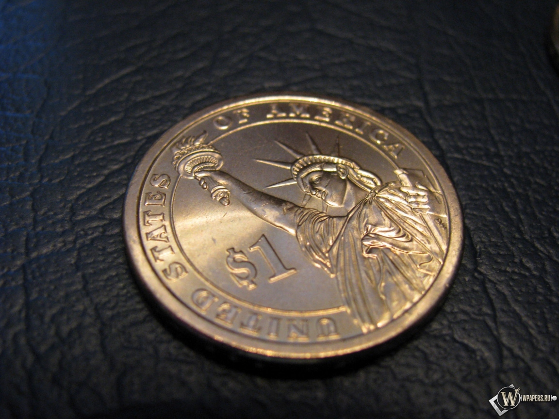 Монета один доллар 1152x864